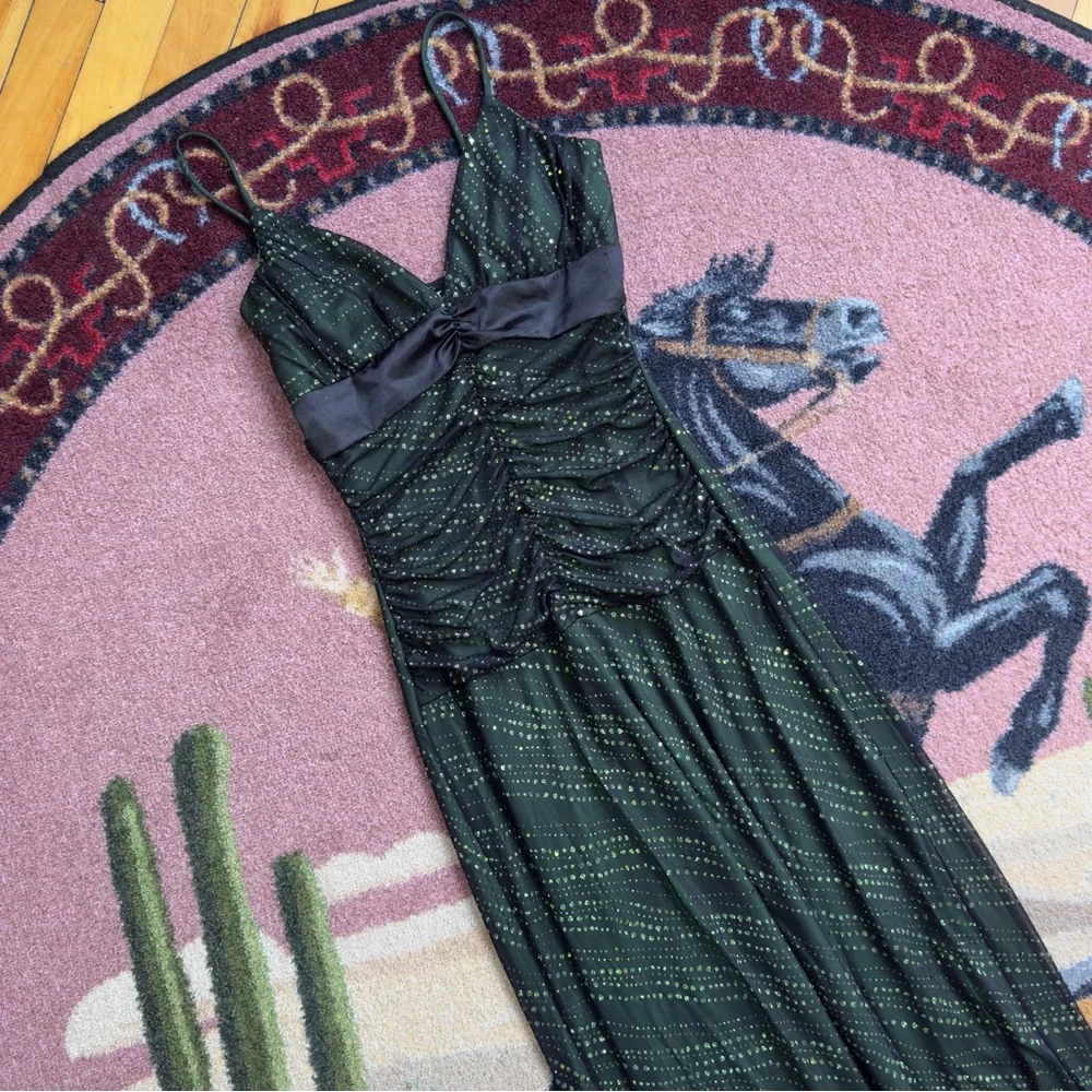 Y2K VINTAGE MAXI DRESS PROM - Picture 9 of 16